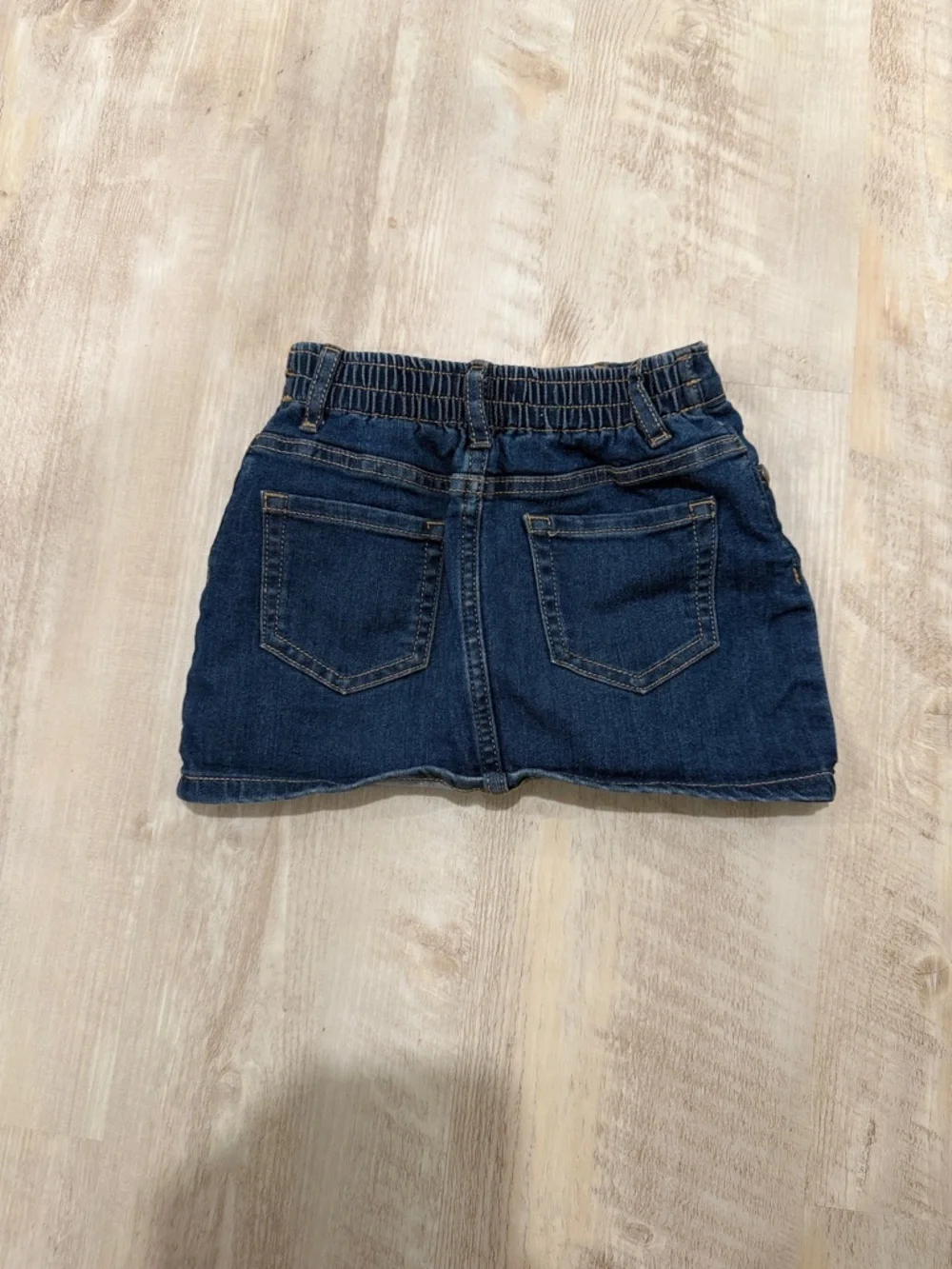 Girls Dark Blue Denim Skort - Kids Bottoms